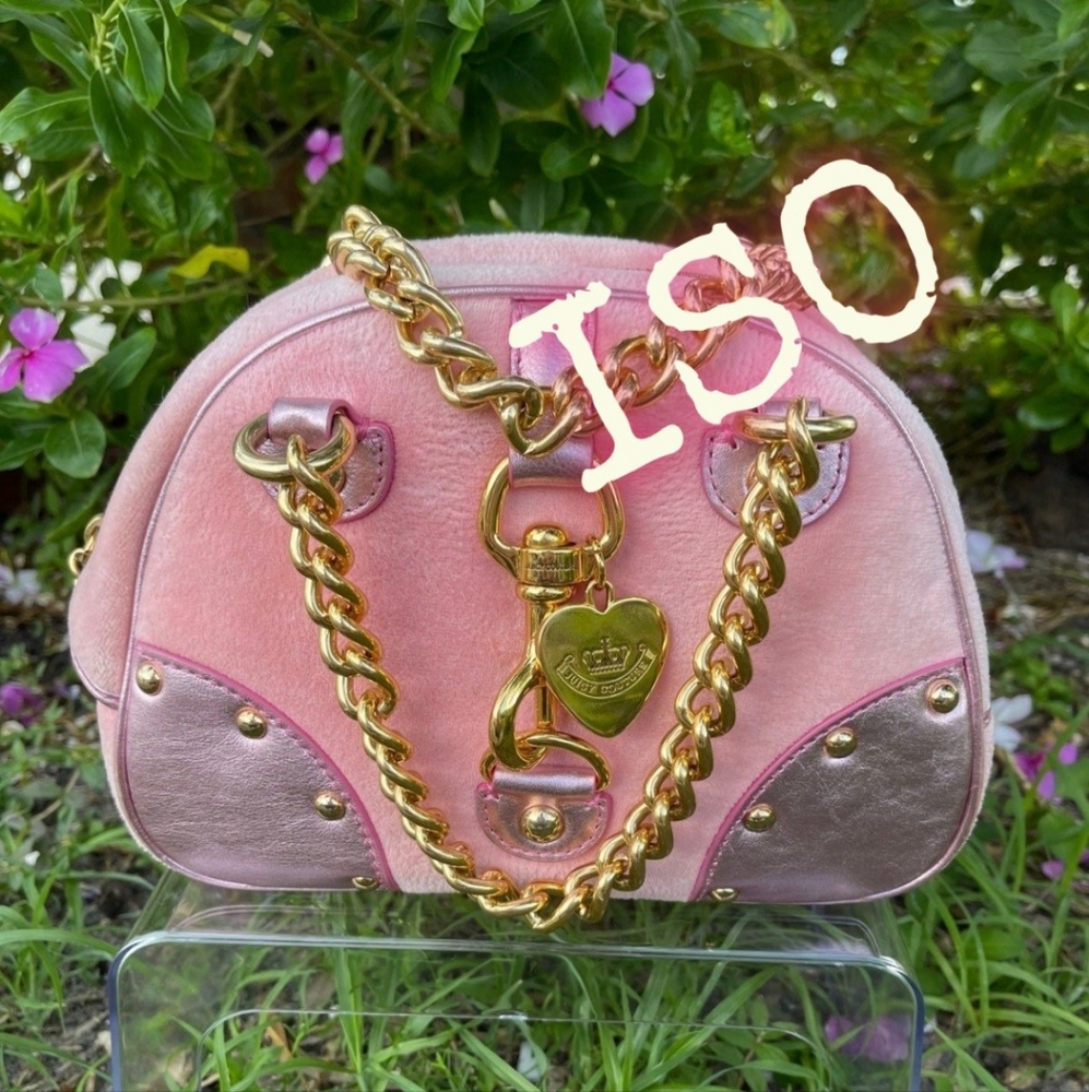 ISO "IN SEARCH OF" Juicy Couture Pink Bowler Bag